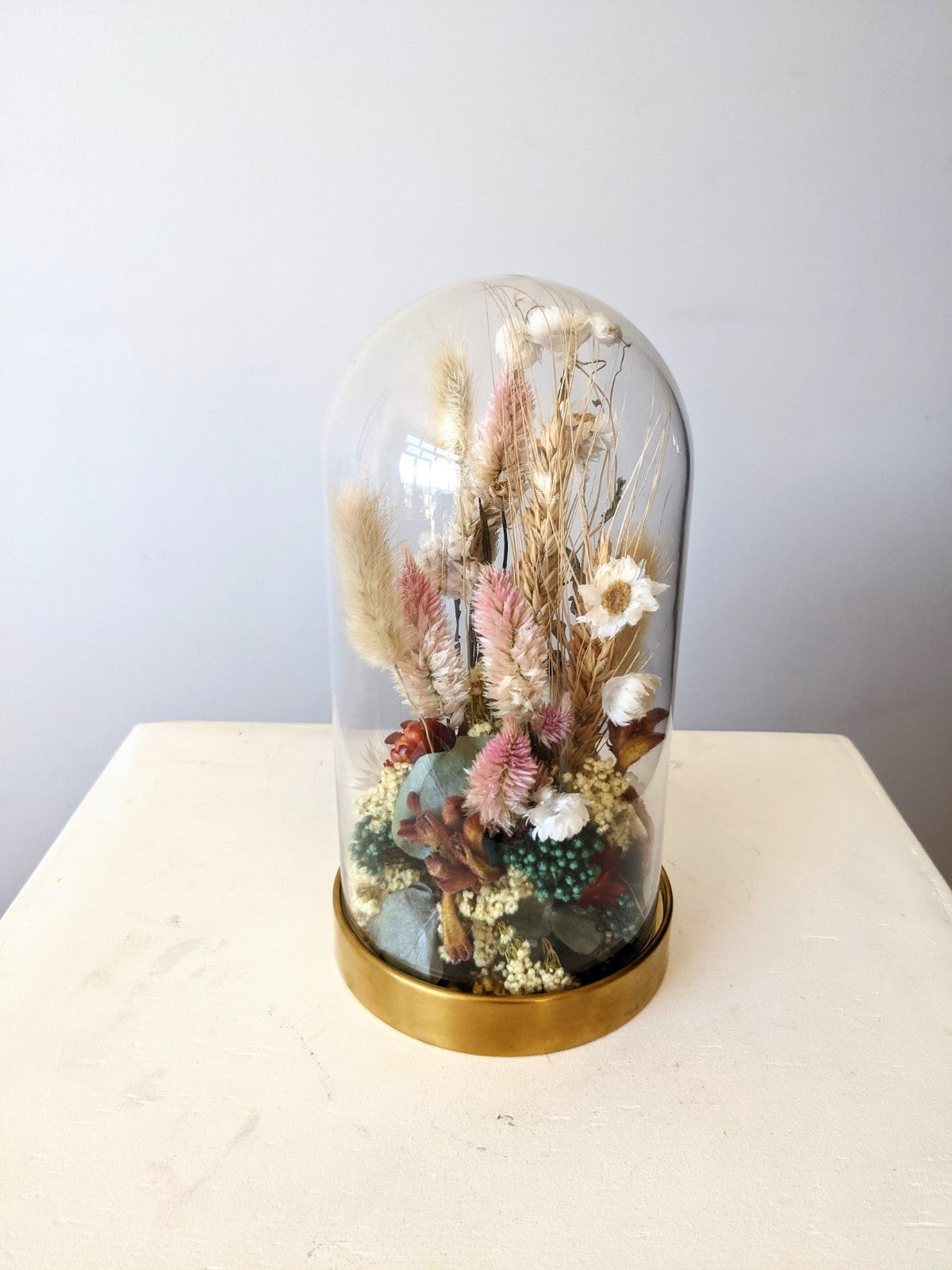 Everlasting Wild Flower Bell Jar